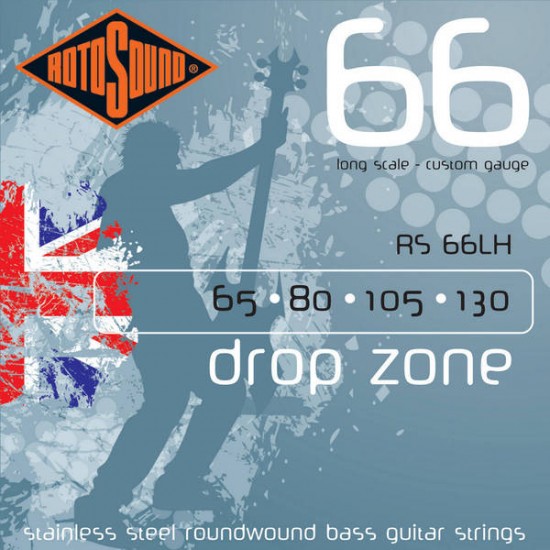 Струни за електрическа бас китара ROTOSOUND - Модел RS66LH      